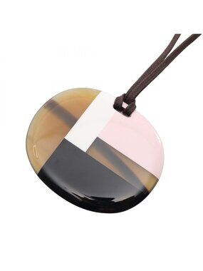 Hermes Necklace Multicolor Brown